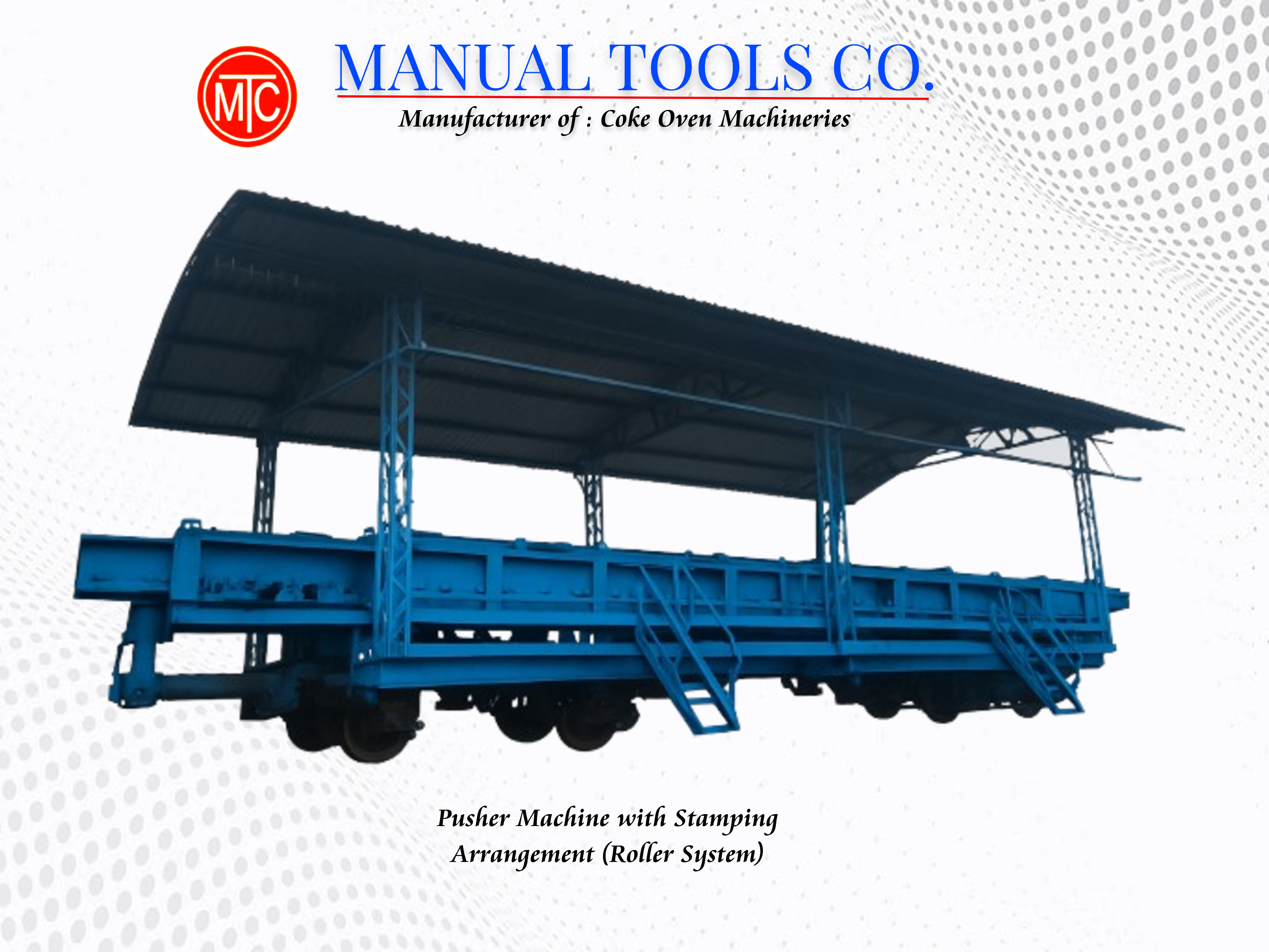 Pusher Machine With Stamping Arrangement Roller System